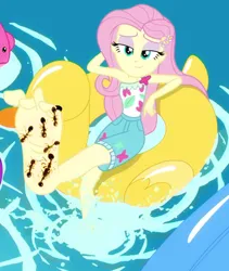 Size: 502x595 | Tagged: suggestive, derpibooru import, edit, edited screencap, screencap, fluttershy, ant, insect, equestria girls, 1000 years in photoshop, ants, bad edit, cursed image, delet this, feet, fetish, foot fetish, foot focus, image, png