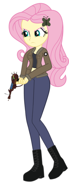 Size: 1541x4096 | Tagged: safe, artist:edy_january, artist:starryshineviolet, derpibooru import, edit, vector edit, fluttershy, human, equestria girls, equestria girls series, angry, base used, boots, breasts, busty fluttershy, call of duty, call of duty zombies, clothes, free to use, girls und panzer, gun, image, jacket, laser gun, link in description, long pants, marine, marines, military, png, raygun, saunders, shoes, simple background, soldier, solo, tanktop, transparent background, vector, weapon