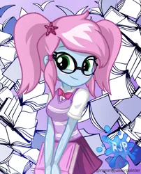 Size: 2015x2490 | Tagged: safe, artist:rjp.rammy, derpibooru import, oc, oc:stardust, equestria girls, female, glasses, image, png, solo, sweater vest