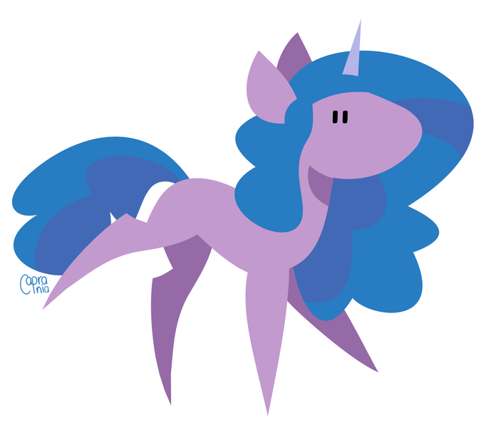 Size: 1250x1100 | Tagged: safe, artist:caprania, derpibooru import, izzy moonbow, pony, unicorn, beady eyes, g5, image, png, pointy legs, simple background, solo, white background