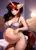 Size: 3072x4224 | Tagged: suggestive, derpibooru import, machine learning generated, oc, oc:spring beauty, alicorn, anthro, belly, belly button, clothes, female, image, lingerie, milf, pantless, png, pregnant, solo