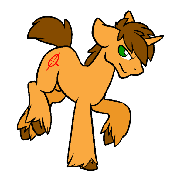 Size: 700x750 | Tagged: safe, artist:sinclair2013, derpibooru import, oc, oc:straight shot, unofficial characters only, pony, unicorn, image, looking at you, male, nudity, png, sheath, simple background, stallion, transparent background