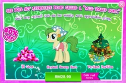 Size: 1565x1031 | Tagged: safe, derpibooru import, official, pony, advertisement, costs real money, female, gameloft, green, holiday, image, jpeg, mare, saint patrick's day