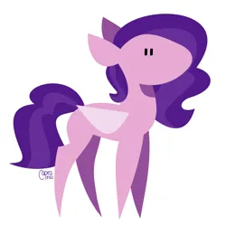Size: 1050x1050 | Tagged: safe, artist:caprania, derpibooru import, pipp petals, pegasus, pony, beady eyes, g5, image, missing accessory, png, pointy legs, simple background, solo, vector, white background