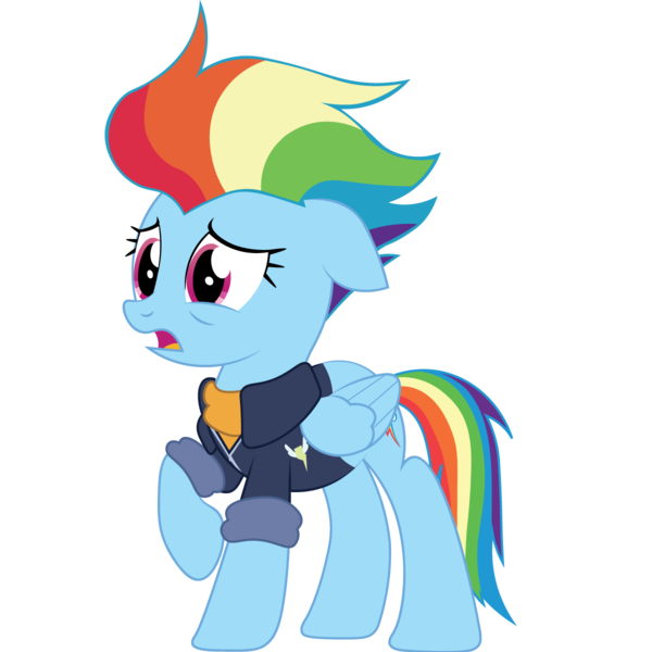 Size: 1200x1200 | Tagged: safe, artist:prixy05, derpibooru import, rainbow dash, pegasus, pony, betrayed, female, folded wings, frown, image, mare, older, older rainbow dash, open mouth, png, raised hoof, simple background, solo, transparent background, vector, wings