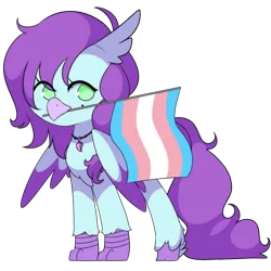 Size: 1750x1750 | Tagged: safe, derpibooru import, oc, oc:aella breeze, hippogriff, arist:hellscrossing, beak, birb, hippogriff oc, image, png, pride, pride flag, simple background, solo, transflag, transgender oc, transgender pride flag, transparent background