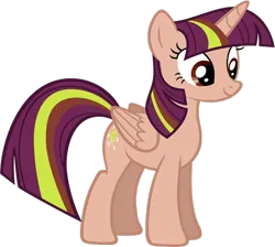 Size: 756x678 | Tagged: safe, derpibooru import, oc, oc:cristiana rosada, unofficial characters only, alicorn, pony, cristiana rosada, image, png, pony oc, recolor, solo