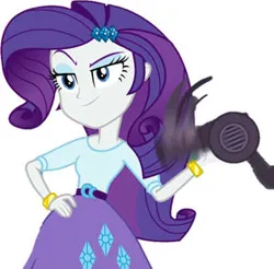 Size: 300x295 | Tagged: safe, derpibooru import, rarity, human, dance magic, equestria girls, equestria girls series, spoiler:eqg specials, female, hair dryer, image, jpeg, simple background, solo, white background
