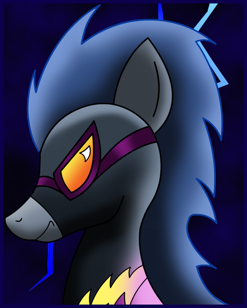 Size: 720x900 | Tagged: safe, artist:rdk, pegasus, pony, clothes, costume, digital art, image, male, png, shadowbolts, shadowbolts costume, solo, solo male, stallion