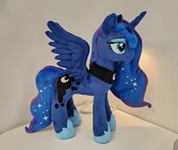 Size: 3390x2867 | Tagged: safe, artist:epicrainbowcrafts, derpibooru import, princess luna, pony, image, irl, jpeg, photo, plushie, solo