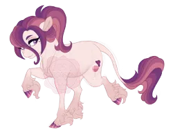 Size: 3412x2600 | Tagged: safe, artist:gigason, derpibooru import, oc, oc:sparkling rose, earth pony, pony, female, image, magical lesbian spawn, mare, offspring, parent:fleur-de-lis, parent:roseluck, png, simple background, solo, transparent background