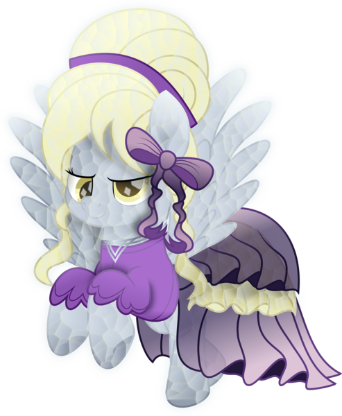Size: 8544x10404 | Tagged: safe, artist:lincolnbrewsterfan, artist:styroponyworks, derpibooru import, derpy hooves, crystal pony, pegasus, pony, my little pony: the movie, .svg available, absurd resolution, alternate hairstyle, alternate tailstyle, amber eyes, bow, clothes, crystalline, crystallized, crystallized pony, curly hair, curly mane, cute, cute face, cute smile, derp, derpabetes, dress, female, flying, frills, frilly dress, glow, golden eyes, hair bow, hair bun, hairband, hoof heart, image, inkscape, inspired by a featured image, inspired by another artist, jewelry, looking at you, mare, movie accurate, necklace, open mouth, png, purple, raised hoof, raised leg, ribbon, ribbon tail, see-through, see-through skirt, shiny, simple background, skirt, smiling, smiling at you, solo, spread wings, tail, texture, translucent belly, translucent mane, transparent, transparent background, transparent belly, transparent flesh, transparent mane, transparent wings, triangle, underhoof, vector, wings, yellow eyes