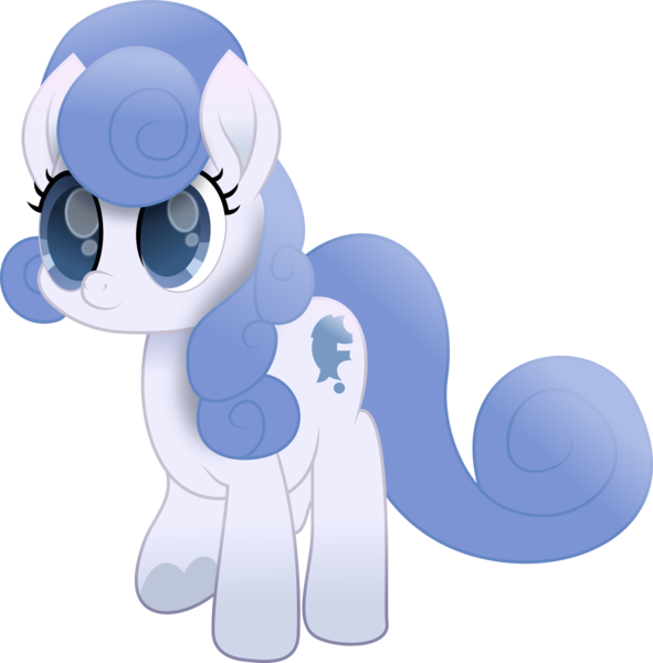 Size: 3854x3912 | Tagged: safe, alternate version, artist:lincolnbrewsterfan, derpibooru import, edit, editor:nc-tv, vector edit, unnamed character, unnamed pony, earth pony, pony, my little pony: the movie, .svg available, adorable face, background pony, blue blur, blue eyes, blue mane, blue tail, curly mane, curly tail, cute, cute smile, daylight, daytime, derpibooru exclusive, female, happy, high res, hoof heart, image, inkscape, mare, movie accurate, png, remake, remastered, simple background, solo, tail, underhoof, vector