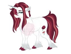 Size: 3412x2600 | Tagged: safe, artist:gigason, derpibooru import, oc, oc:iris, unofficial characters only, pony, unicorn, alternate design, female, image, mare, obtrusive watermark, offspring, parent:prince blueblood, parent:roseluck, png, simple background, solo, transparent background, unshorn fetlocks, watermark