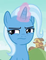 Size: 541x699 | Tagged: safe, derpibooru import, screencap, trixie, pony, unicorn, student counsel, cropped, female, image, magic, mare, png, solo