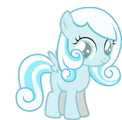 Size: 500x491 | Tagged: dead source, safe, derpibooru import, oc, oc:snowdrop, pegasus, pony, female, filly, foal, image, looking at you, png, simple background, solo, transparent background