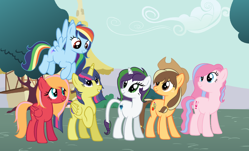 Size: 2648x1604 | Tagged: safe, artist:mlp-her, derpibooru import, oc, unofficial characters only, alicorn, dracony, earth pony, hybrid, pegasus, pony, unicorn, alicorn oc, base used, earth pony oc, horn, image, interspecies offspring, next generation, offspring, parent:applejack, parent:big macintosh, parent:caramel, parent:comet tail, parent:fluttershy, parent:pinkie pie, parent:pokey pierce, parent:rainbow dash, parent:rarity, parent:soarin', parent:spike, parent:twilight sparkle, parents:carajack, parents:cometlight, parents:fluttermac, parents:pokeypie, parents:soarindash, parents:sparity, pegasus oc, png, unicorn oc, wings