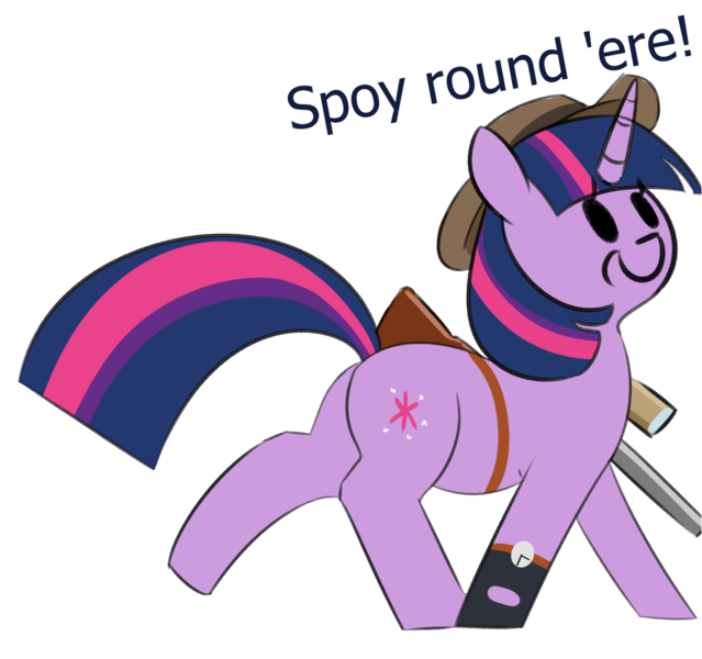 Size: 1190x1118 | Tagged: safe, derpibooru import, twilight sparkle, unicorn, /mlp/ tf2 general, australian, dialogue, gun, hat, image, png, rifle, simple background, sniper, sniper rifle, text, transparent background, twilight sniper, unicorn twilight, watch, weapon, wristwatch