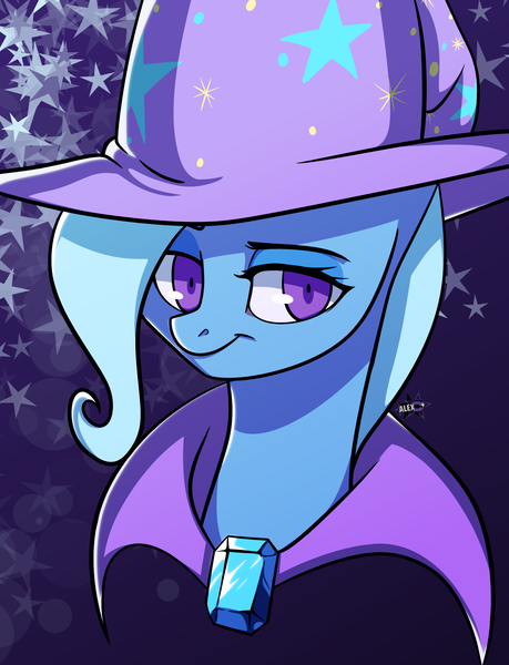 Size: 1522x1988 | Tagged: safe, artist:alexsc112, derpibooru import, trixie, pony, unicorn, image, png, solo