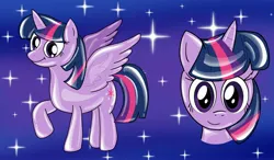 Size: 4096x2384 | Tagged: safe, artist:usadude, derpibooru import, twilight sparkle, twilight sparkle (alicorn), alicorn, original species, rubber pony, duality, high res, image, jpeg, latex, looking at you, raised hoof, rubber, shiny, smiling, smiling at you, solo, spread wings, wings