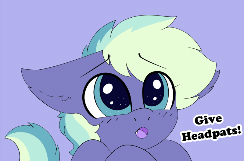 Size: 1280x846 | Tagged: safe, artist:pegamutt, derpibooru import, oc, oc:murphy, unofficial characters only, bat pony, pony, animated, bat pony oc, bat wings, cute, gif, head pat, image, open mouth, pat, pony oc, simple background, speech bubble, text, wings