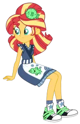 Size: 1900x2951 | Tagged: safe, artist:gmaplay, derpibooru import, sunset shimmer, equestria girls, alternate hairstyle, food, image, png, solo, sunset sushi, sushi, tenis