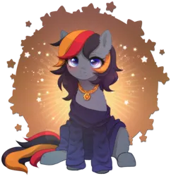 Size: 2052x2118 | Tagged: safe, artist:avrameow, derpibooru import, part of a set, oc, unofficial characters only, earth pony, pony, clothes, commission, earth pony oc, image, oversized clothes, png, simple background, solo, sweater, transparent background, ych result