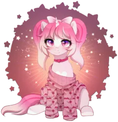 Size: 2040x2112 | Tagged: safe, artist:avrameow, derpibooru import, part of a set, oc, unofficial characters only, pony, unicorn, clothes, commission, horn, image, oversized clothes, png, simple background, solo, sweater, transparent background, unicorn oc, ych result