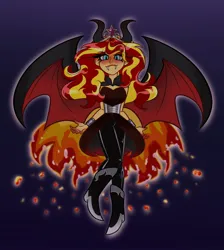 Size: 1834x2048 | Tagged: safe, artist:indigohatetrain, derpibooru import, sunset shimmer, equestria girls, female, image, jpeg, solo, sunset satan