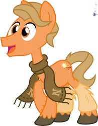 Size: 4000x5125 | Tagged: safe, artist:melisareb, derpibooru import, part of a set, earth pony, pony, .svg available, absurd resolution, alphabet lore, clothes, crossover, image, leg warmers, male, n, open mouth, png, raised hoof, simple background, solo, species swap, stallion, transparent background, unshorn fetlocks, vector