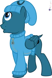 Size: 4000x5958 | Tagged: safe, artist:melisareb, derpibooru import, part of a set, pegasus, pony, .svg available, absurd resolution, alphabet lore, bald, beanie, clothes, crossover, dock, hairless, hat, image, male, o, one eyed, png, simple background, solo, species swap, stallion, sweater, tail, transparent background, vector, wat, wings