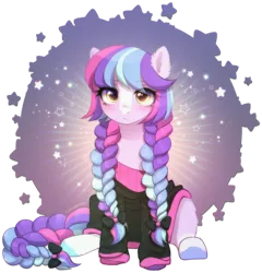 Size: 2024x2112 | Tagged: safe, artist:avrameow, derpibooru import, part of a set, oc, unofficial characters only, earth pony, pony, clothes, commission, earth pony oc, image, oversized clothes, png, simple background, solo, sweater, transparent background, ych result