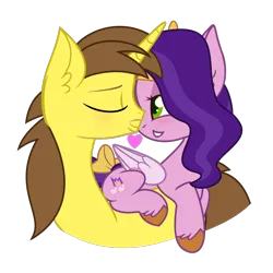 Size: 1920x1920 | Tagged: safe, artist:grapefruit-face, derpibooru import, pipp petals, oc, oc:grapefruit face, base used, canon x oc, duo, eyes closed, female, g5, grapepipp, image, kissing, lidded eyes, male, nose kiss, nose to nose, nuzzling, png, shipping, simple background, sitting on, sitting on person, sitting on pony, straight, transparent background