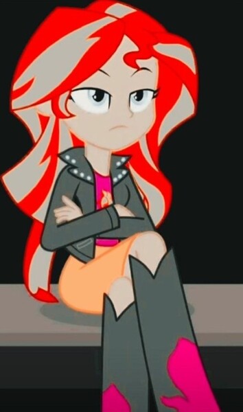 Size: 612x1038 | Tagged: safe, derpibooru import, sunset shimmer, equestria girls, equestria girls series, rainbow rocks, cute, female, females only, goddess, image, jpeg, red, solo, solo female, sunset