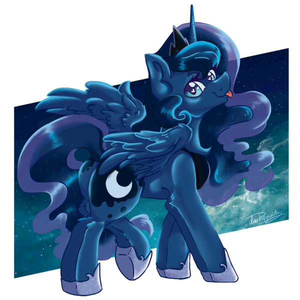 Size: 2000x2000 | Tagged: safe, artist:dankpegasista, derpibooru import, princess luna, alicorn, pony, :p, blue fur, blue mane, butt, chest fluff, clothes, collar, cute, cyan eyes, flowing mane, heart, heart eyes, highlights, image, jewelry, lineart, looking at you, lunabetes, png, raised hoof, regalia, royalty, shading, shiny mane, shoes, simple background, solo, sparkly mane, spread wings, tongue out, transparent background, wingding eyes, wings