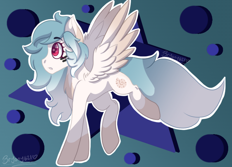 Size: 795x575 | Tagged: safe, artist:brybrychan, derpibooru import, oc, unofficial characters only, pegasus, pony, abstract background, eyelashes, female, image, mare, pegasus oc, png, solo, wings