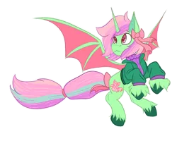 Size: 1000x798 | Tagged: safe, artist:brybrychan, derpibooru import, oc, unofficial characters only, alicorn, bat pony, bat pony alicorn, pony, bat pony oc, bat wings, bow, clothes, female, flying, hair bow, horn, image, looking back, mare, png, rearing, simple background, solo, tail, tail bow, transparent background, unshorn fetlocks, wings