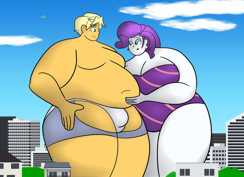Size: 1024x746 | Tagged: suggestive, artist:feyzer, derpibooru import, ragamuffin (equestria girls), rarity, human, equestria girls, equestria girls series, bbw, belly, bhm, big belly, breasts, busty rarity, clothes, crotch bulge, duo, duo male and female, fat, female, giantess, huge, image, jpeg, macro, male, obese, one-piece swimsuit, ragamuffin (g4), rarimuffin, raritubby, shipping, ssbbw, straight, swimsuit