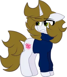Size: 802x911 | Tagged: safe, artist:saveraedae, derpibooru import, oc, oc:benjamane hoofington, ponified, unofficial characters only, pony, unicorn, crossover, image, male, png, solo, the mark side