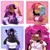 Size: 4000x4000 | Tagged: safe, artist:uunicornicc, derpibooru import, pinkie pie, rainbow dash, rarity, twilight sparkle, human, :p, abs, alternate hairstyle, armpit hair, bedroom eyes, belt, blackwashing, bracelet, chubby, clothes, cute, dark skin, denim, eared humanization, eyes closed, eyeshadow, fangs, fat, female, grin, humanized, image, jeans, jewelry, makeup, muscles, nail polish, necklace, open mouth, pants, peace sign, png, shirt, smiling, sports bra, t-shirt, tongue out, vest, vitiligo