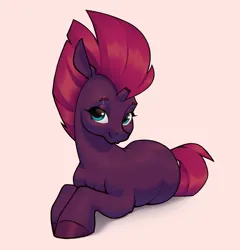 Size: 2375x2475 | Tagged: safe, artist:aquaticvibes, derpibooru import, tempest shadow, pony, unicorn, broken horn, eye scar, facial scar, female, horn, image, looking at you, mare, png, scar, smiling, solo