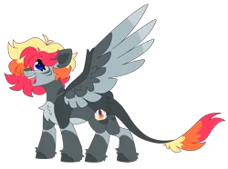 Size: 7198x5355 | Tagged: safe, artist:crazysketch101, derpibooru import, oc, oc:crazy looncrest, unofficial characters only, pegasus, pony, chest fluff, image, leonine tail, png, simple background, solo, tail, transparent background, unshorn fetlocks
