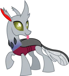 Size: 854x935 | Tagged: safe, artist:mariofan345, derpibooru import, oc, oc:dot matrix, unofficial characters only, changeling, :p, buggo, changeling oc, cute, image, png, simple background, solo, tongue out, transparent background