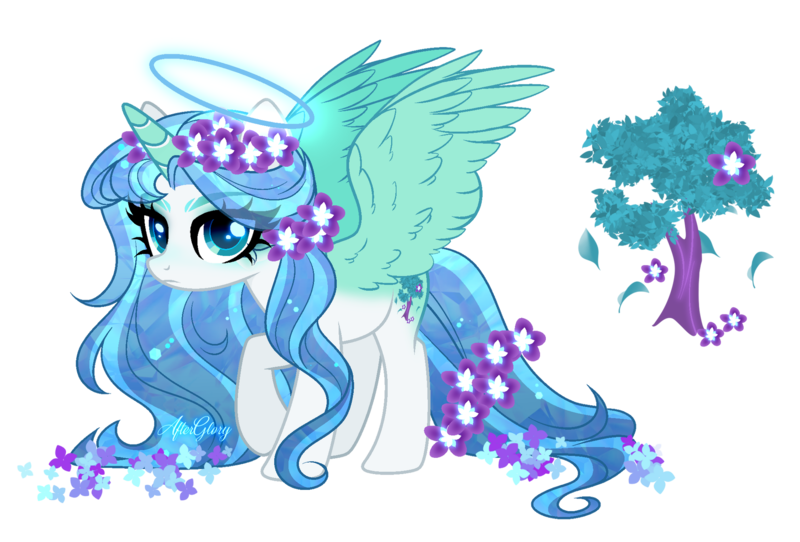 Size: 1920x1300 | Tagged: safe, artist:gloriaartist, derpibooru import, oc, alicorn, pony, female, halo, image, magical lesbian spawn, mare, offspring, parent:fluttershy, parent:rarity, parents:flarity, png, solo