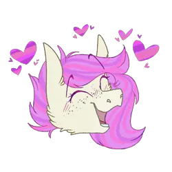 Size: 800x800 | Tagged: safe, artist:molars, derpibooru import, oc, oc:molars, pegasus, doodle, emote, emotes, eyes closed, heart, image, png, simple, simple background, smiling, solo, transparent background