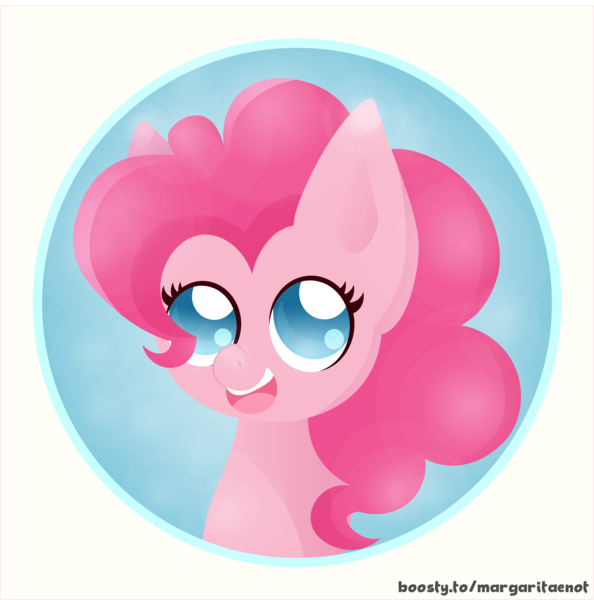 Size: 2202x2223 | Tagged: safe, artist:margaritaenot, derpibooru import, pinkie pie, earth pony, pony, image, png, simple background, solo, vector