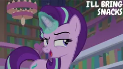 Size: 2000x1125 | Tagged: safe, derpibooru import, edit, edited screencap, editor:quoterific, screencap, starlight glimmer, the end in friend, image, png, solo