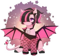 Size: 2223x2112 | Tagged: safe, alternate version, artist:avrameow, derpibooru import, part of a set, oc, unofficial characters only, bat pony, pony, alternate character, bat pony oc, bat wings, clothes, commission, image, oversized clothes, png, simple background, solo, sweater, transparent background, wings, ych result