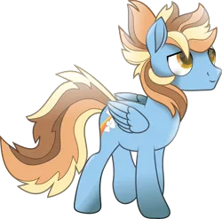 Size: 6000x5920 | Tagged: safe, artist:lincolnbrewsterfan, artist:solixy406, derpibooru import, oc, oc:cloudbreaker, unofficial characters only, pegasus, pony, rainbow roadtrip, .svg available, amber eyes, blue, brown hair, brown mane, brown tail, cloud, contrail, cowlick, derpibooru exclusive, folded wings, forelock, gift art, hair, highlights, image, inkscape, looking up, male, mane, movie accurate, multicolored hair, multicolored mane, multicolored tail, orange eyes, orange hair, orange mane, orange tail, pegasus oc, png, ponysona, rainbow, rainbow streak, shading, simple background, smiling, solo, stallion, striped hair, striped mane, striped tail, tail, transparent background, trotting, vector, welcome, wings, yellow hair, yellow mane, yellow tail
