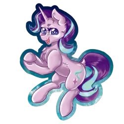 Size: 2000x2000 | Tagged: safe, artist:dankpegasista, derpibooru import, starlight glimmer, pony, unicorn, blue background, chest fluff, clapping, cute, ear fluff, eyelashes, female, floating, flowy mane, glimmerbetes, highlights, image, looking at you, meme, open mouth, outline, png, purple eyes, purple fur, purple hair, raised hoof, reformed starlight, shading, shiny mane, simple background, simple shading, smiling, smiling at you, smug smile, solo, spread wings, transparent background, upright, wings